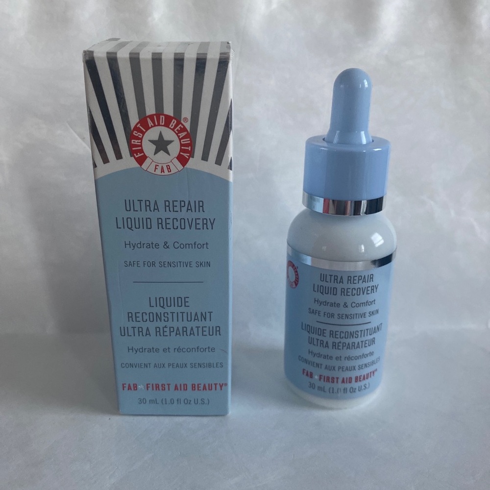 FIRST AID BEAUTY Ultra Repair Liquid Recovery 1oz CLEAN BEAUTY NIB $50